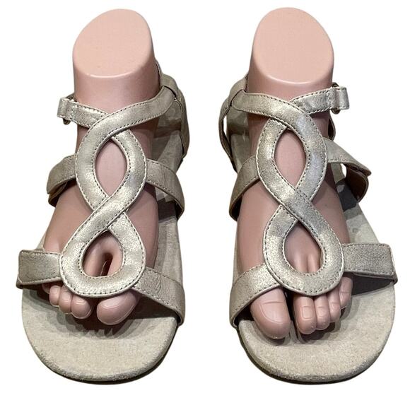 Vionic Jodie Sandal Shimmer Tan Women's Size 8 TVW5391 Excellent Used Condition - Picture 3 of 7